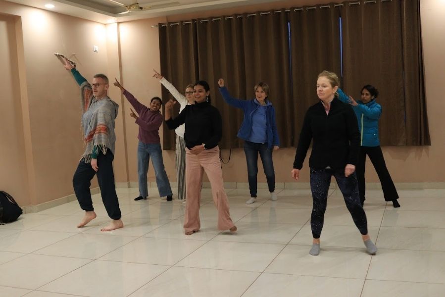 Traditional music and dance performance in Rishikesh