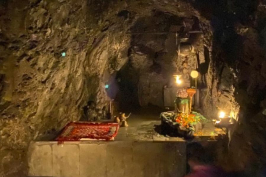 Ancient Vashishtha meditation cave near Rishikesh
