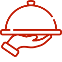 Yogic 100% vegetarian meals icon for 100 Hour Yoga TTC in Rishikesh