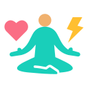 Meditation cave icon