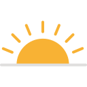 Himalayan sunrise icon