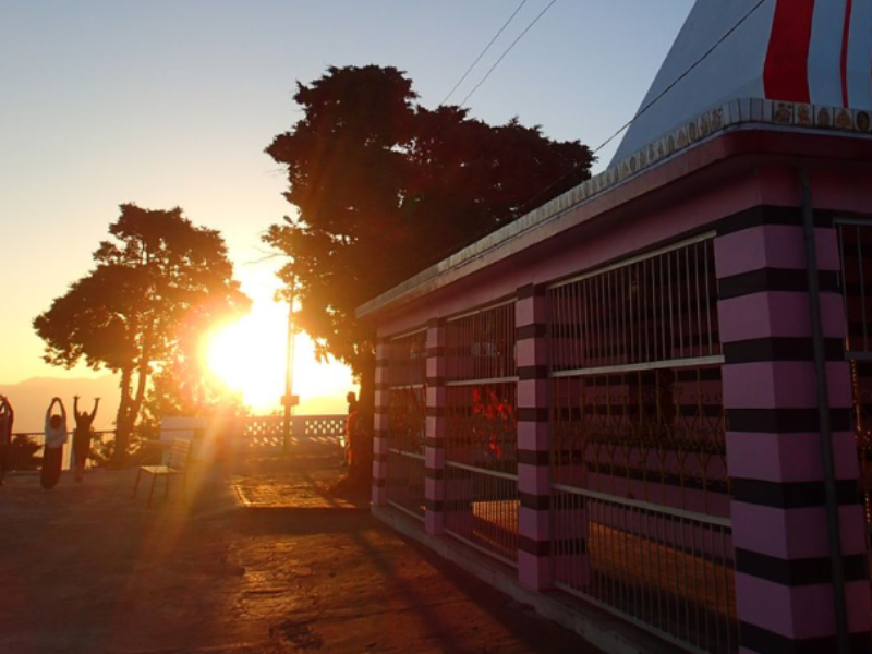 Kunjapuri Devi Temple Rishikesh sunrise view