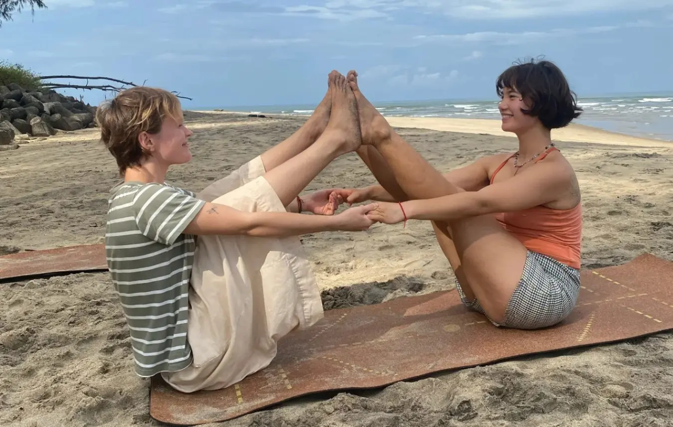 Yoga session at the Best Yoga Retreats in Goa