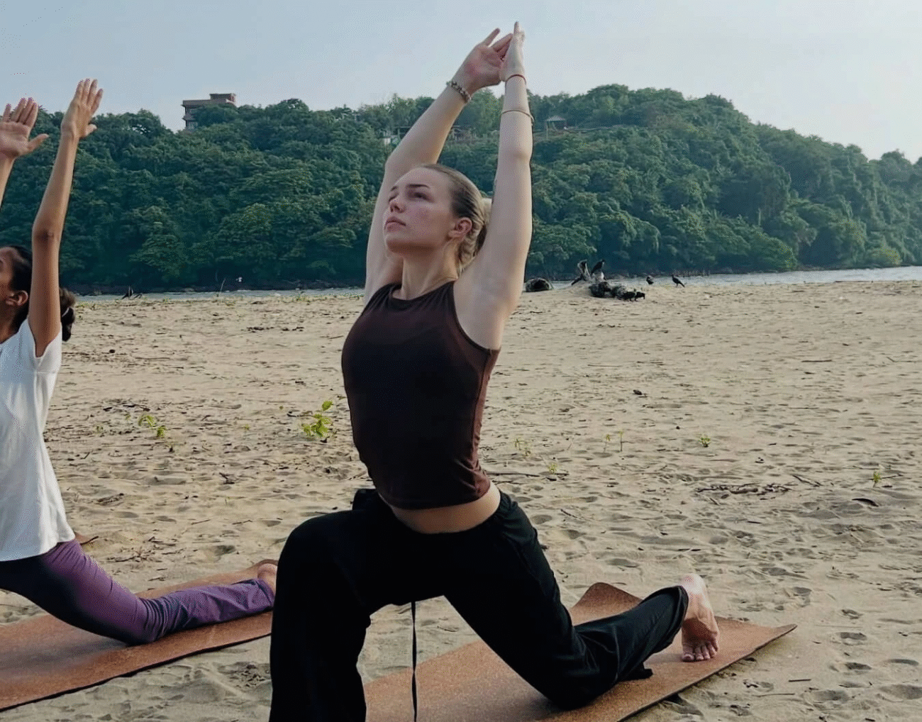 Traditional Hatha Yoga practice at Kundalini Yogashala focusing on posture, breath, and mindfulness