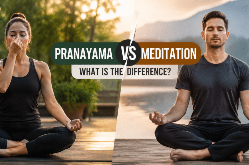 Pranayama vs Meditation: What is the Difference for Beginners?