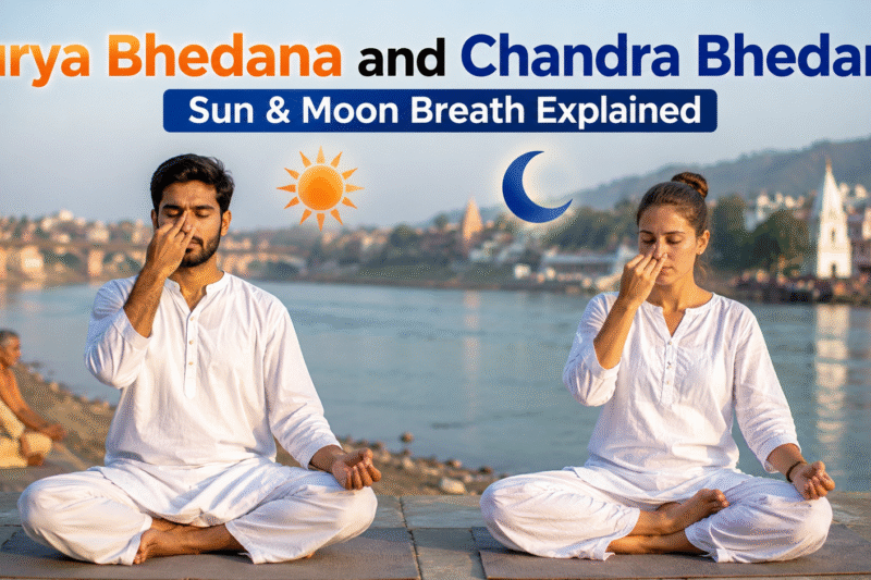 Surya Bhedana and Chandra Bhedana Pranayama: Sun & Moon Breath Explained